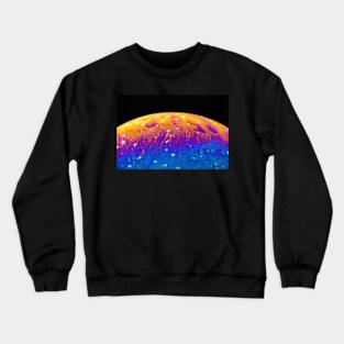 Soap Bubble Close Up Crewneck Sweatshirt